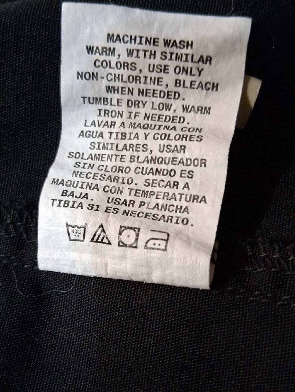 Cherokee Black Drawstring Joggers - Picture 7 of 7